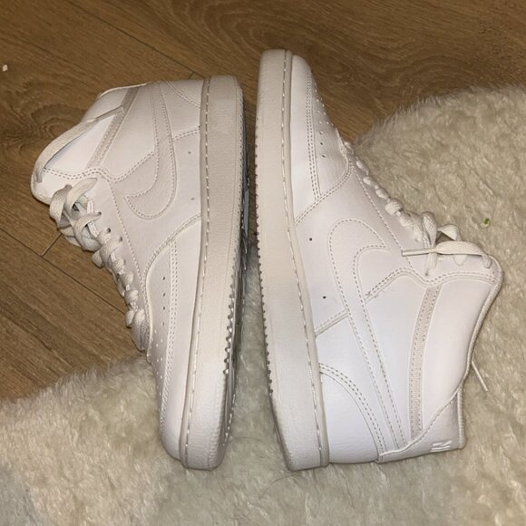 White Nike court vision Mids - Picture 1 of 5